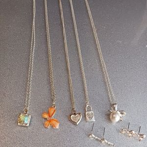 Necklace set w/ 2 sets of matching earrings